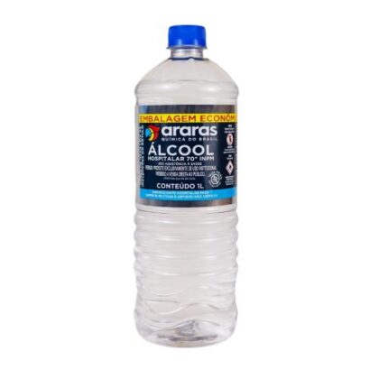 ALCOOL ELTILICO HIDRATADO 70 INPM 1L ARARAS