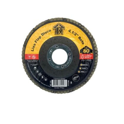 LIXA FLAP DISCO 4,5 RETO OX ALUM GR 080 TBT