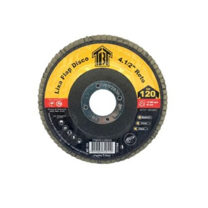 LIXA FLAP DISCO 4,5 RETO OX ALUM GR 120 TBT