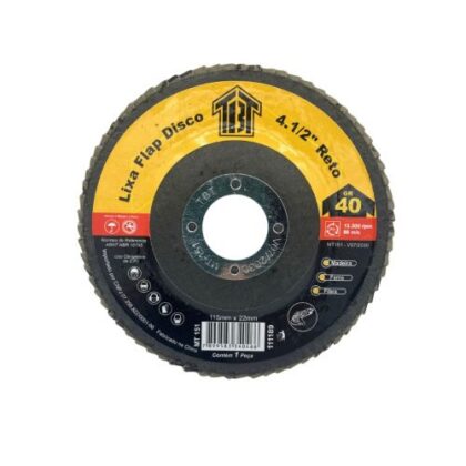 LIXA FLAP DISCO 4,5 RETO OX ALUM GR 040 TBT
