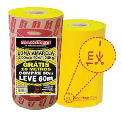 LONA AMARELA 4x50x24Kg(GRATIS 10m) MAXILONA