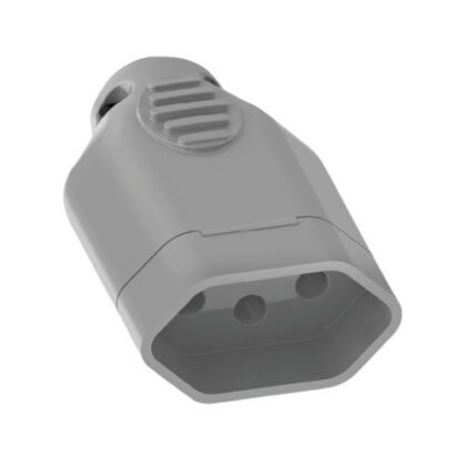 PINO FEMEA ILUMI 3P 20A CINZA 1422