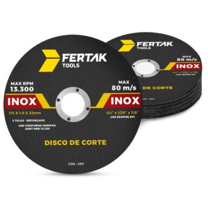 DISCO CORTE INOX 7 (180x1,6X22) FERTAK 2814