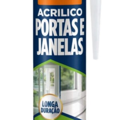 SELANTE CASCOLA PORTAS E JANELAS BRANCO 450g