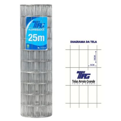 TELA GALV FOGO SOLDADA LEVE F1,60(50X100) 1,00x25m TAG