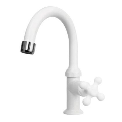 TORNEIRA LAV B MOVEL ABS BALCAO BRANCA MARUJA 1130702 VIQUA