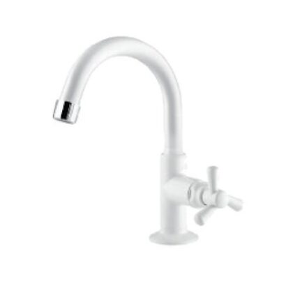 TORNEIRA LAV B MOVEL ABS BALCAO BRANCA PACIFIC 1190903 VIQUA