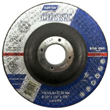 DISCO DESBASTE METAL CLASSIC BDA600 4,5(15x6,4x22) NORTON