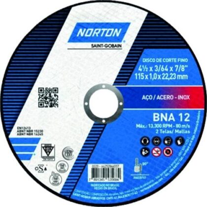 DISCO CORTE MET BNA12 7(180x1,6x22) NORTON