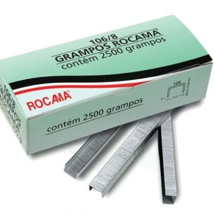 GRAMPO TAPECEIRO GALV 80/06 (6000 grampos) ROCAMA