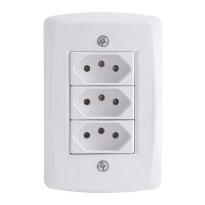 LUX TOMADA TRIPLA 20A BR 57145079 TRAMONTINA