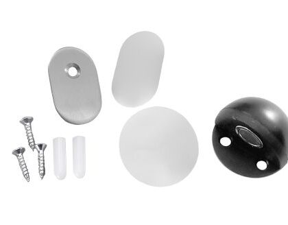 TRAVA PORTA MAGNETICO INOX PRETO TBT