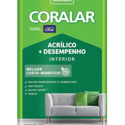 TINTA ACR CORALAR DESEMPENHO FO BRANCO 18L