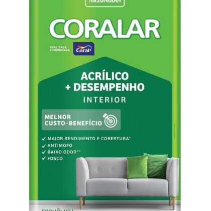 TINTA ACR CORALAR DESEMPENHO FO PESSEGO 18L