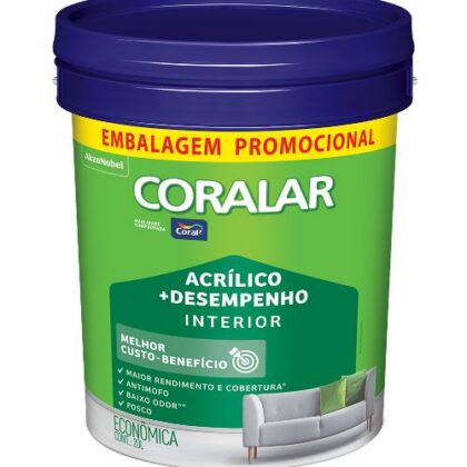 TINTA ACR CORALAR DESEMPENHO FO BRANCO GELO 20L