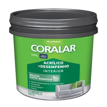 TINTA ACR CORALAR DESEMPENHO FO BRANCO 15L