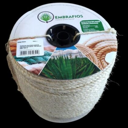 CORDA SISAL CARRETEL 06mm (400m) SISALANDIA