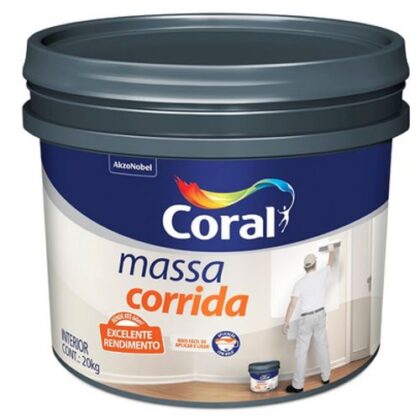 MASSA CORRIDA CORAL GL PLAS 20kg