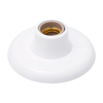 PLAFONIER BASE BET C/PORC 60W BRANCO