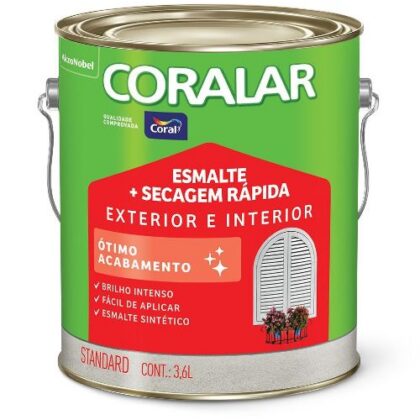 TINTA ESM CORALAR BR AMARELO 3,6L