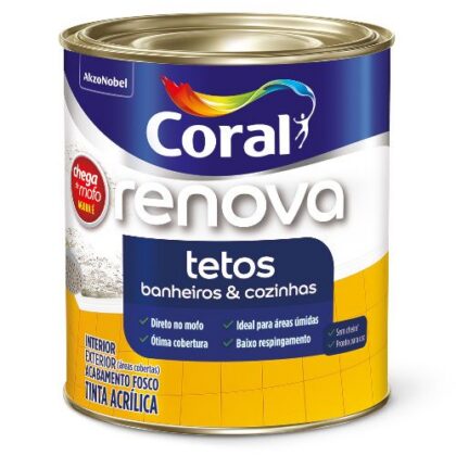 TINTA CHEGA DE MOFO RENOVA TETOS BRANCO 900ml