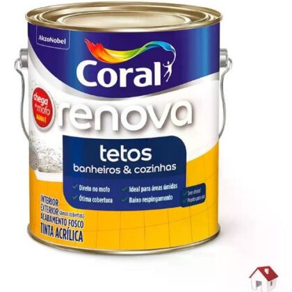 TINTA CHEGA DE MOFO RENOVA TETOS BRANCO 3,6L