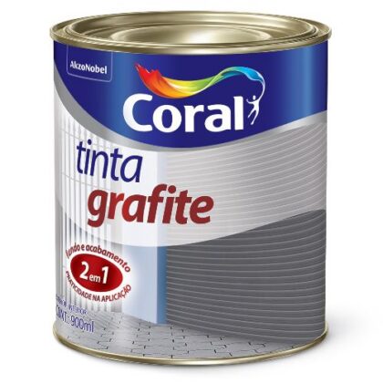 TINTA GRAFITE ESCURO CORAL 900ml
