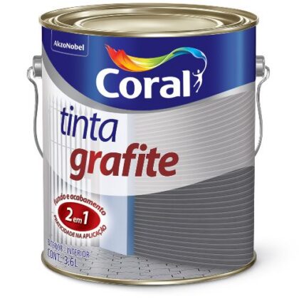 TINTA GRAFITE CLARO CORAL 3,6L