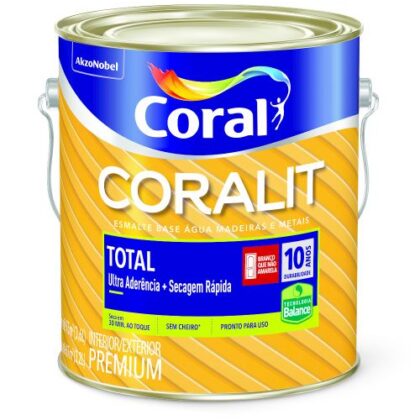 TINTA ESM CORALIT TOTAL BAL BCO GELO BR 3,6L