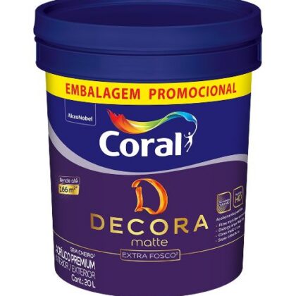 TINTA DECORA MATE FO BCO NEVE 20L