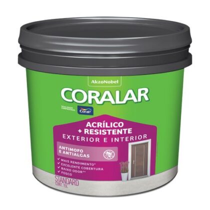 TINTA ACR CORALAR RES STD FO BRANCO 15L