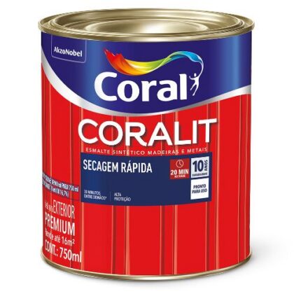 TINTA ESM CORALIT SEC RAP BR BRANCO 750ml