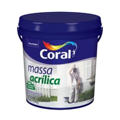 MASSA ACRILICA CORAL GL PLAS 5,7Kg