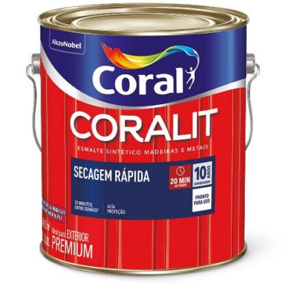 TINTA ESM CORALIT SEC RAP BR BRANCO 3,0L