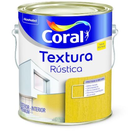 TEXTURA ACRILICA RUSTICO BRANCO CORAL 3,6L (5Kg)