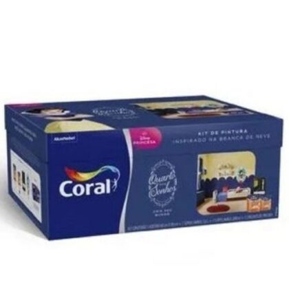 PRINCESAS KIT PINTURA BRANCA DE NEVE CORAL 4,4L