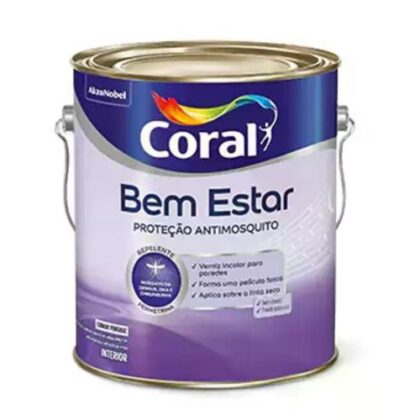 VERNIZ BEM ESTAR PROT ANTIMOSQUITO CORAL 3,6L