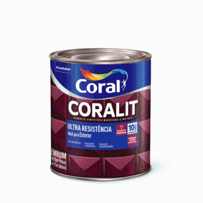 TINTA ESM CORALIT ULTRA AB ALUMINIO 900ml