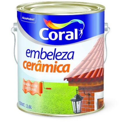 TINTA EMBELEZA CERAMICA CORAL 3,6L