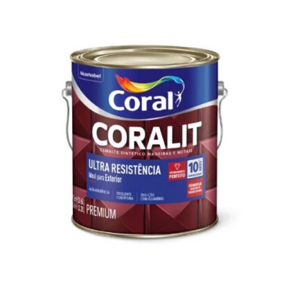 TINTA ESM CORALIT ULTRA AC PRATA PLATINA 3,6L
