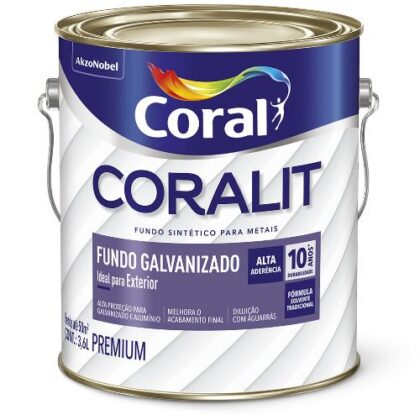 FUNDO CORALIT GALVANIZADO 3,6L