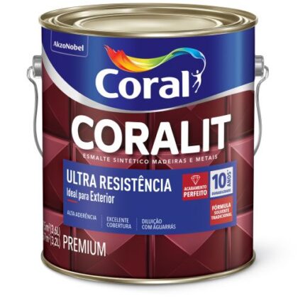 TINTA ESM CORALIT ULTRA AB CINZA MEDIO 3,6L