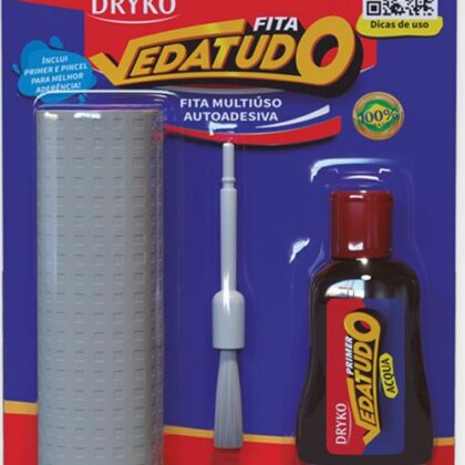 FITA VEDA TUDO CINZA 1,0m DRYKO