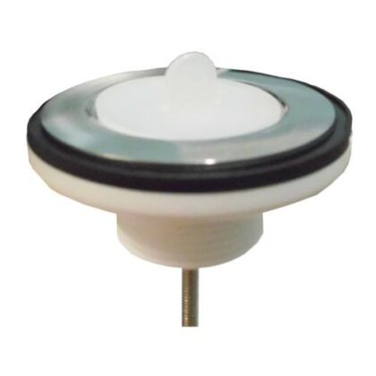VALVULA LAVATORIO INOX 2.1/2 TAMPA PLASTICA