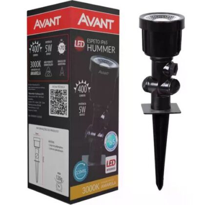 LUM LED ESPETO JARDIM 5W 3000K IP65 BIV AVANT