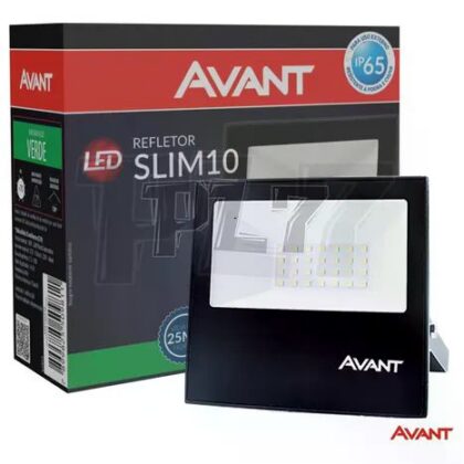 REFLETOR LED SLIM 010W BIV VERDE AVANT