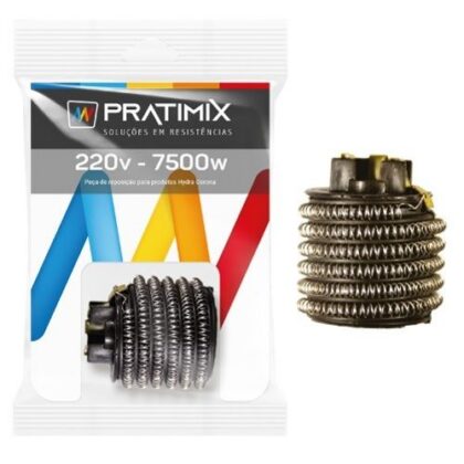 RESISTENCIA TIPO C MEGA BANHO 220Vx7500W PRATIMIX