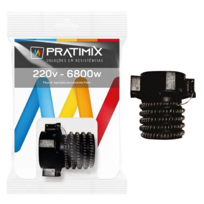 RESISTENCIA TIPO F SUPER DUCHA ELET 127Vx5400W PRATIMIX
