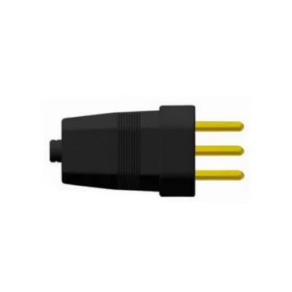 PINO MACHO ILUMI 3P 10A PRETO 1407PCT