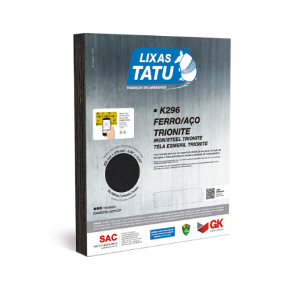 LIXA PAPEL FERRO 100 TATU(50)
